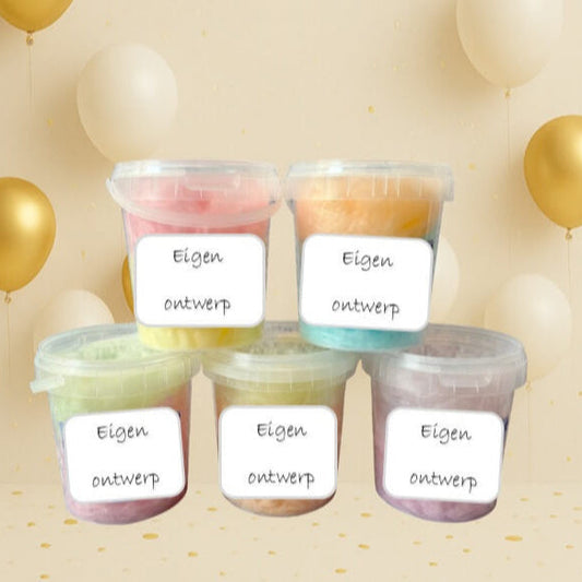 Suikerspin emmertjes eigen ontwerp