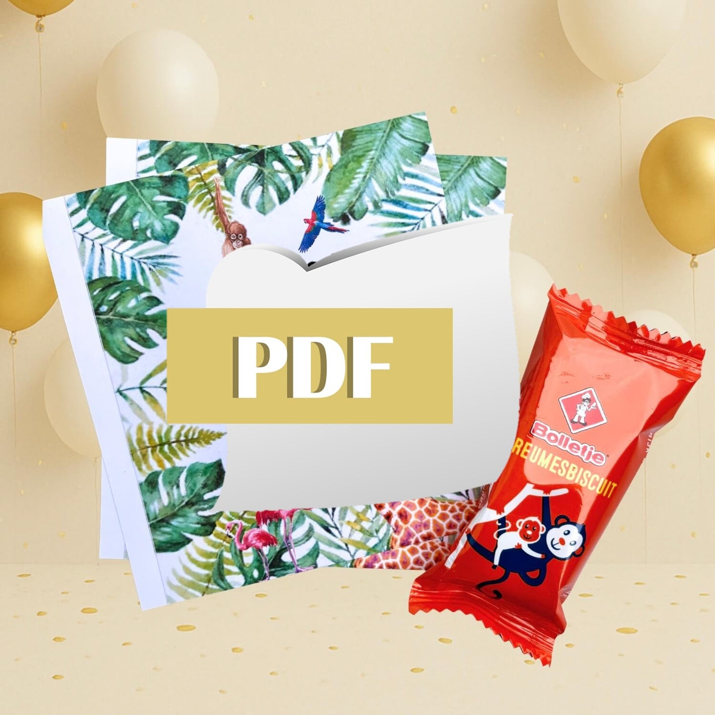 Wikkel voor dreumeskoek populaire thema´s - Printable