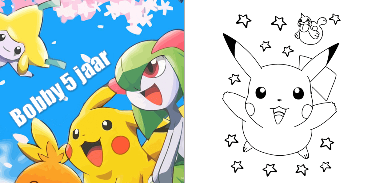 Kleurboekje populaire thema's