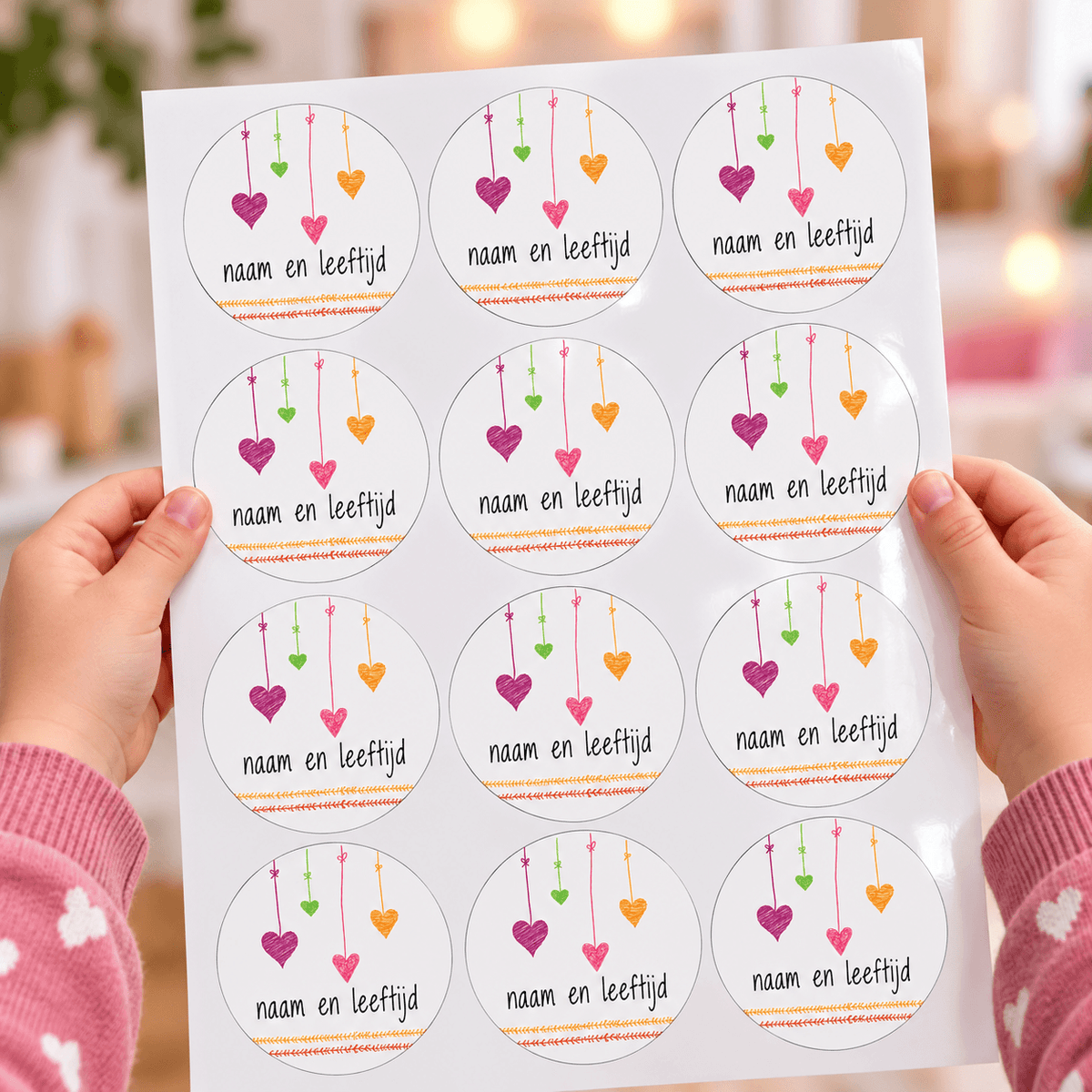 Stickervel populaire thema's