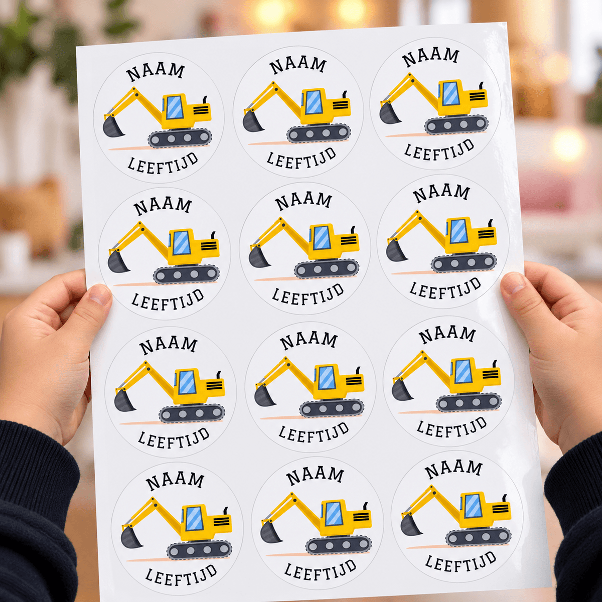 Stickervel populaire thema's