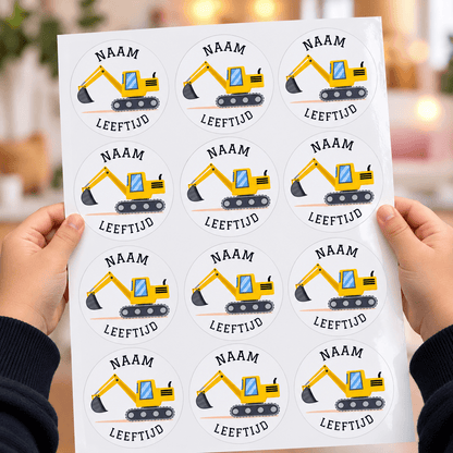 Stickervel populaire thema's