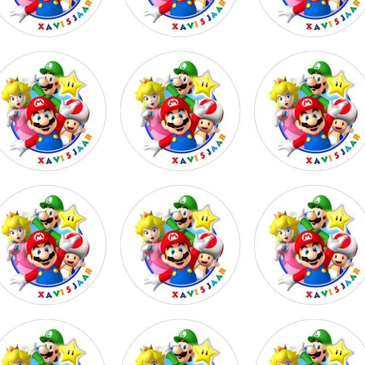 Stickervel populaire thema's