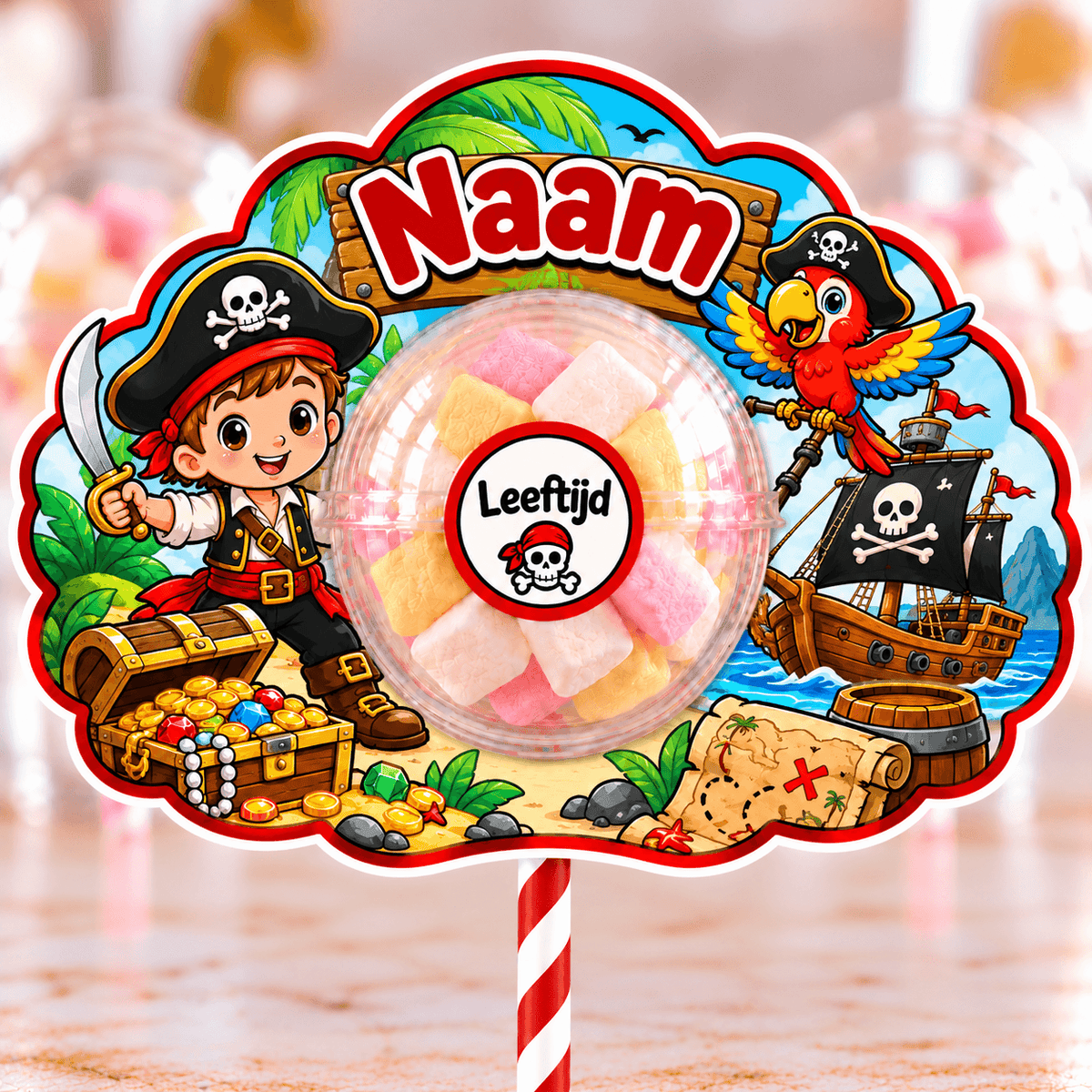 Gevulde lolly populaire thema's