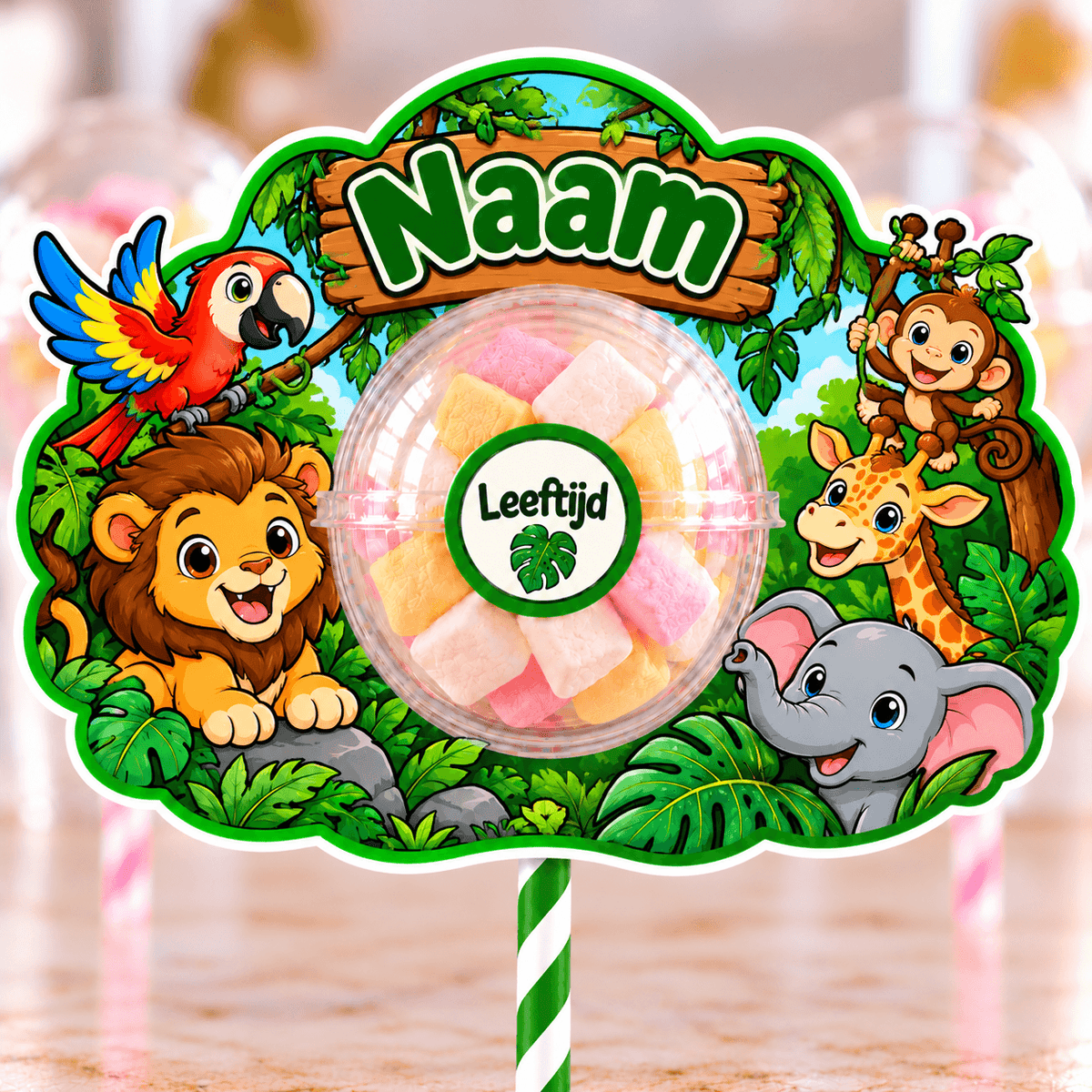 Gevulde lolly populaire thema's