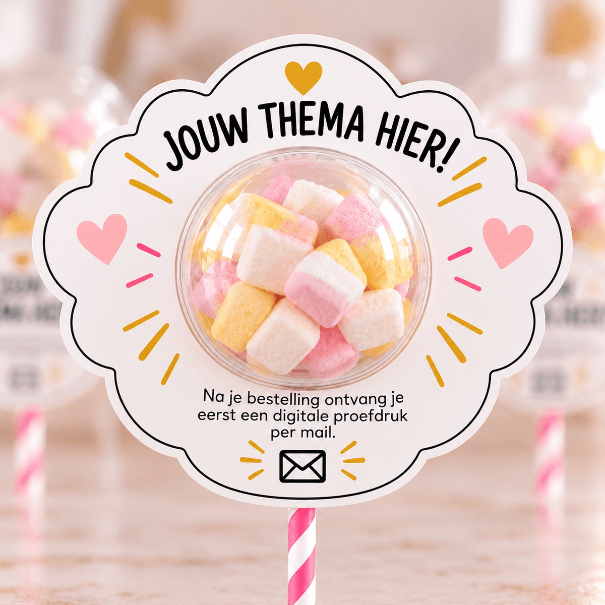 Gevulde lolly populaire thema's