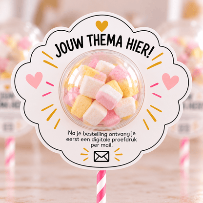 Gevulde lolly populaire thema's