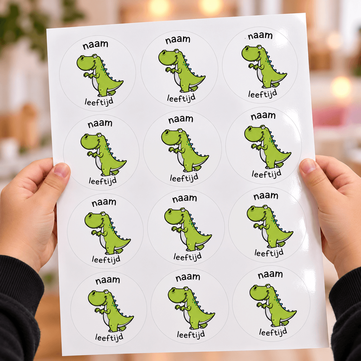Stickervel populaire thema's