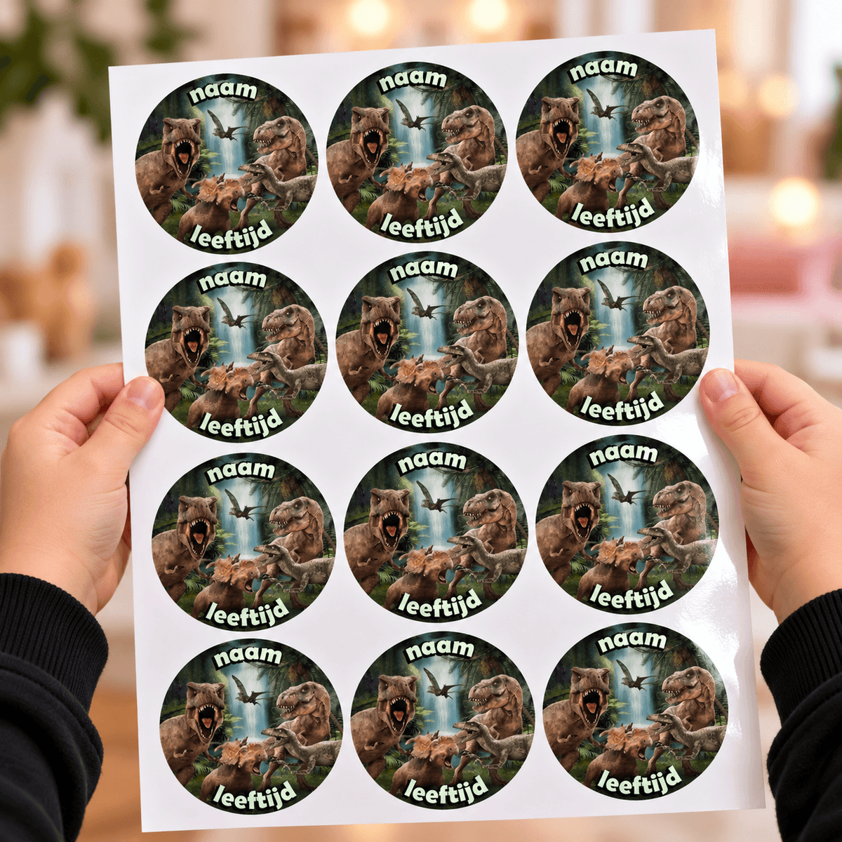Stickervel populaire thema's