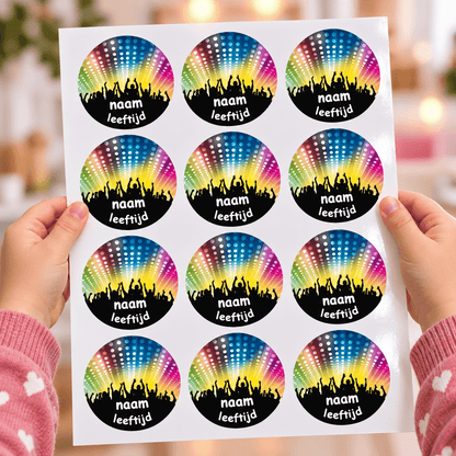 Stickervel populaire thema's