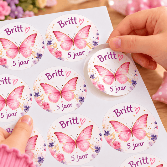 Stickervel populaire thema's