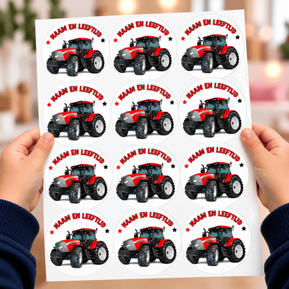 Stickervel populaire thema's