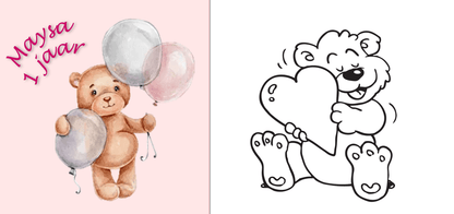 Kleurboekje populaire thema's