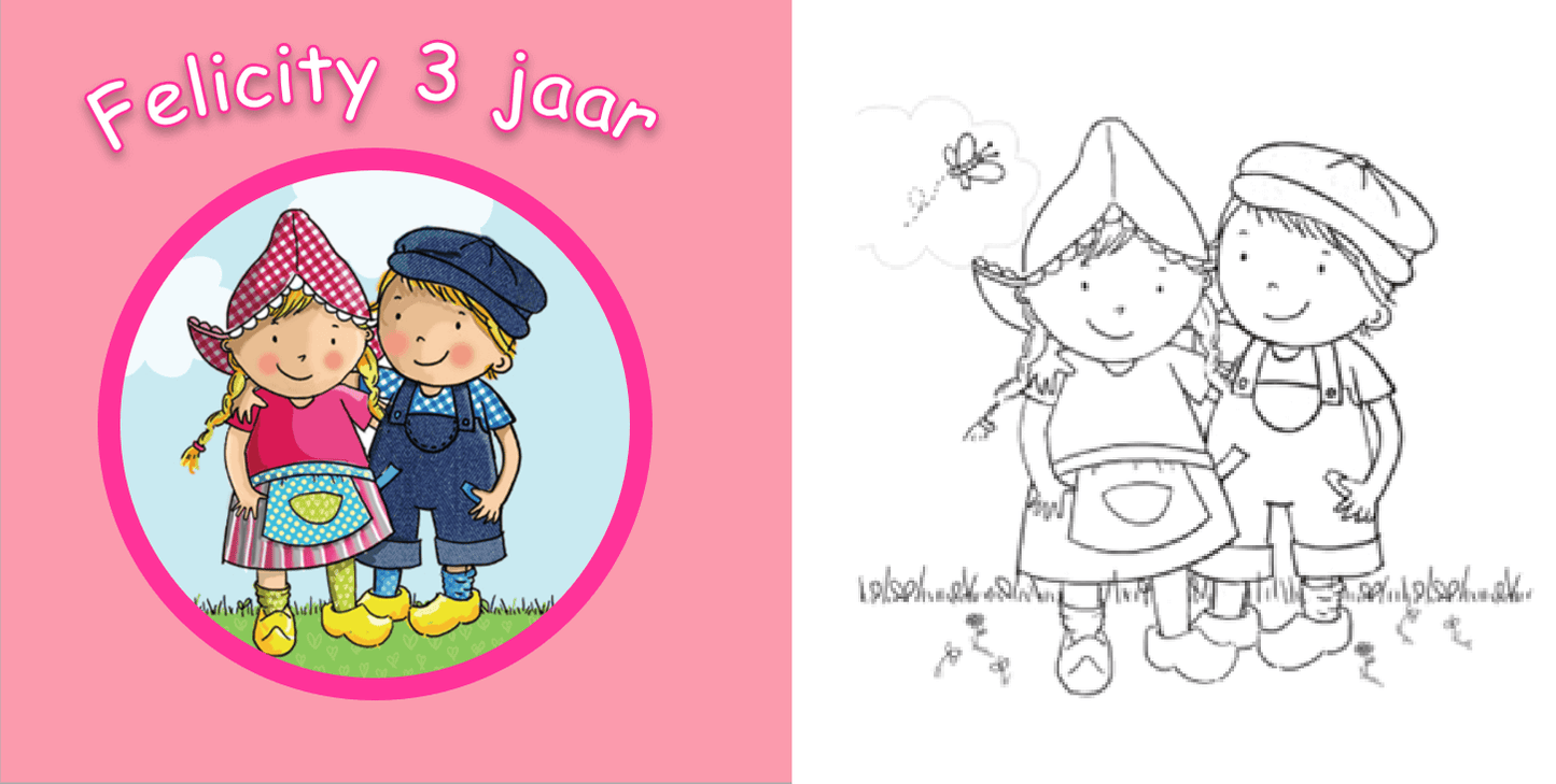 Kleurboekje populaire thema's