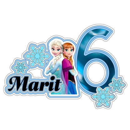 Gepersonaliseerde taarttopper alle thema's