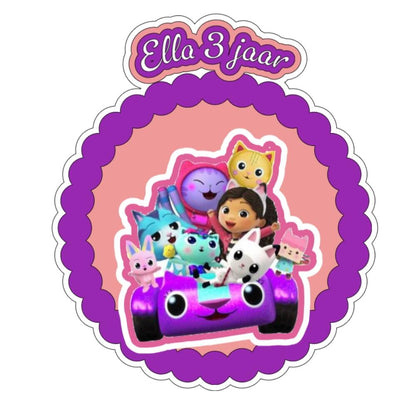 Gepersonaliseerde taarttopper alle thema's