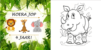 Kleurboekje populaire thema's