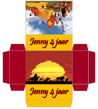 Rozijntjes met wikkel populaire thema's