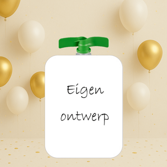 Knijpfruit wikkel eigen ontwerp