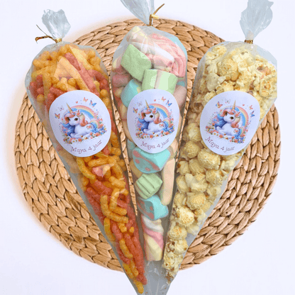 Gevulde puntzak populaire thema's