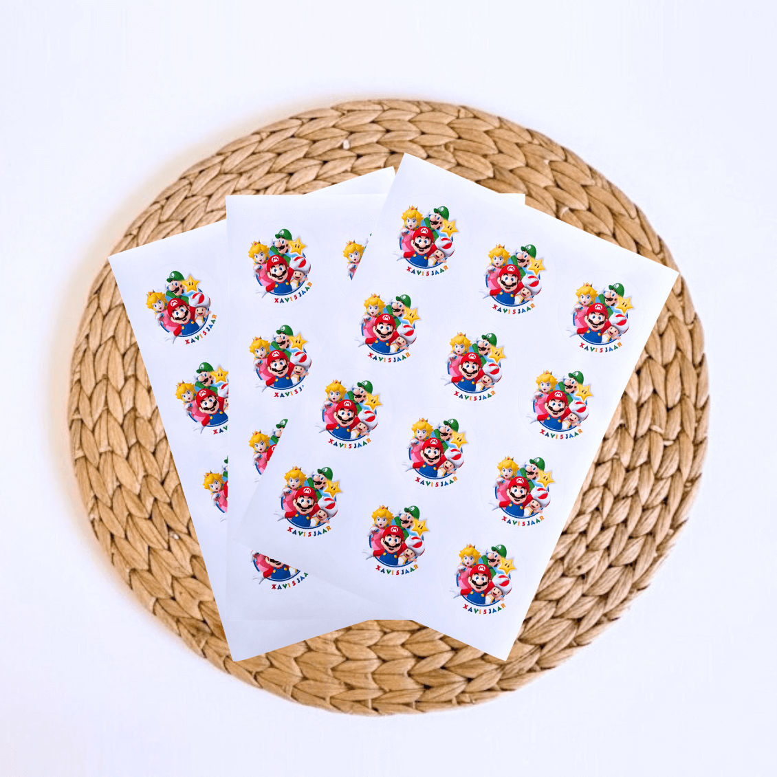 Stickervel populaire thema's