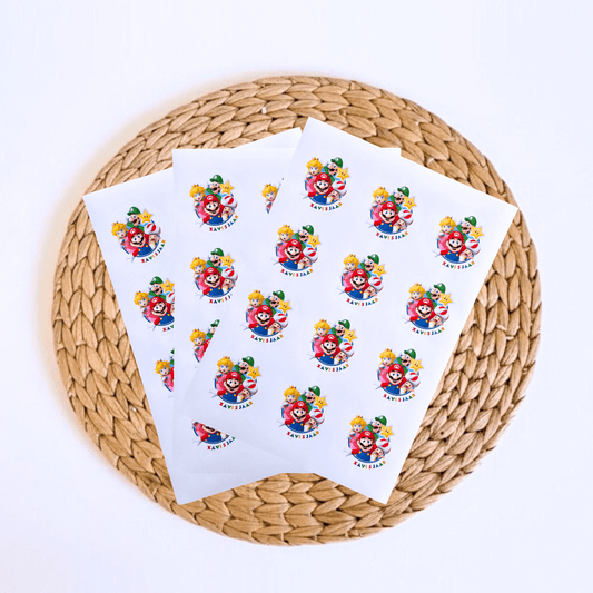 Stickervel populaire thema's