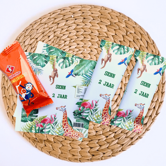 Wikkel voor dreumeskoek populaire thema´s - Printable