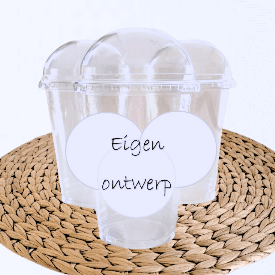 Lege snoepbeker eigen ontwerp