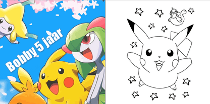 Kleurboekje populaire thema's