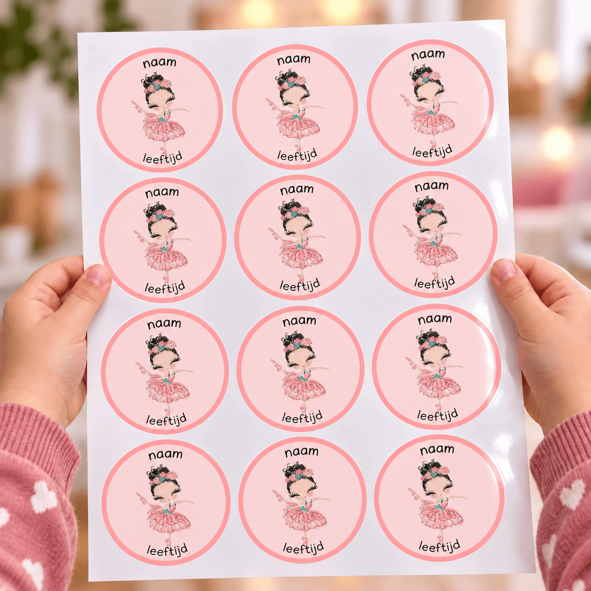 Stickervel populaire thema's