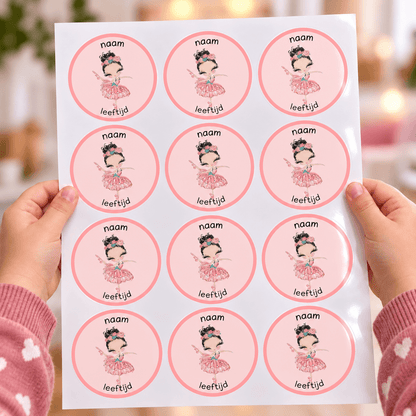 Stickervel populaire thema's