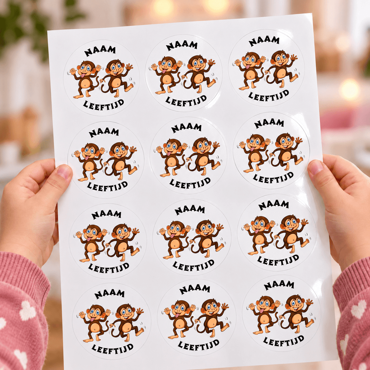 Stickervel populaire thema's