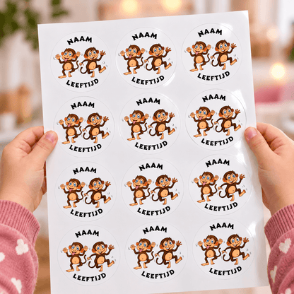 Stickervel populaire thema's