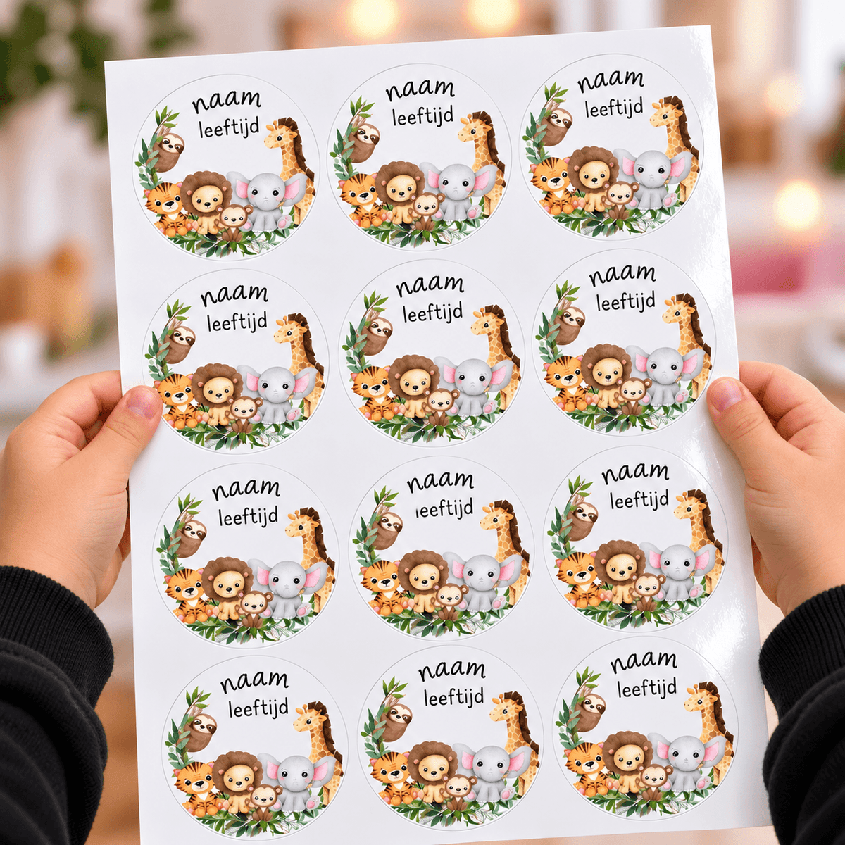 Stickervel populaire thema's