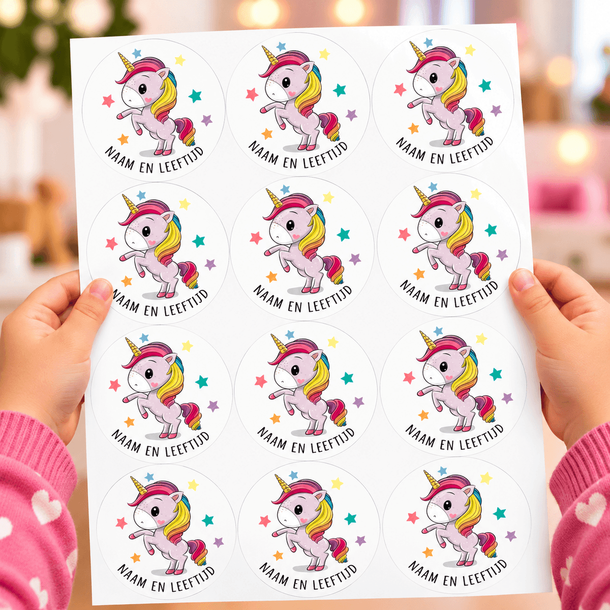 Stickervel populaire thema's