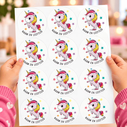 Stickervel populaire thema's