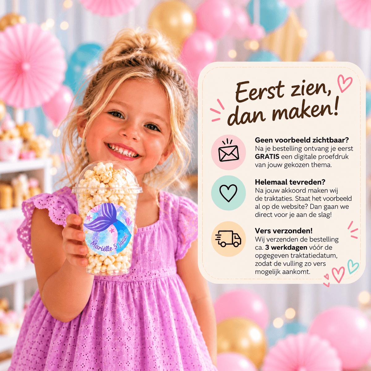 Gevulde beker populaire thema's