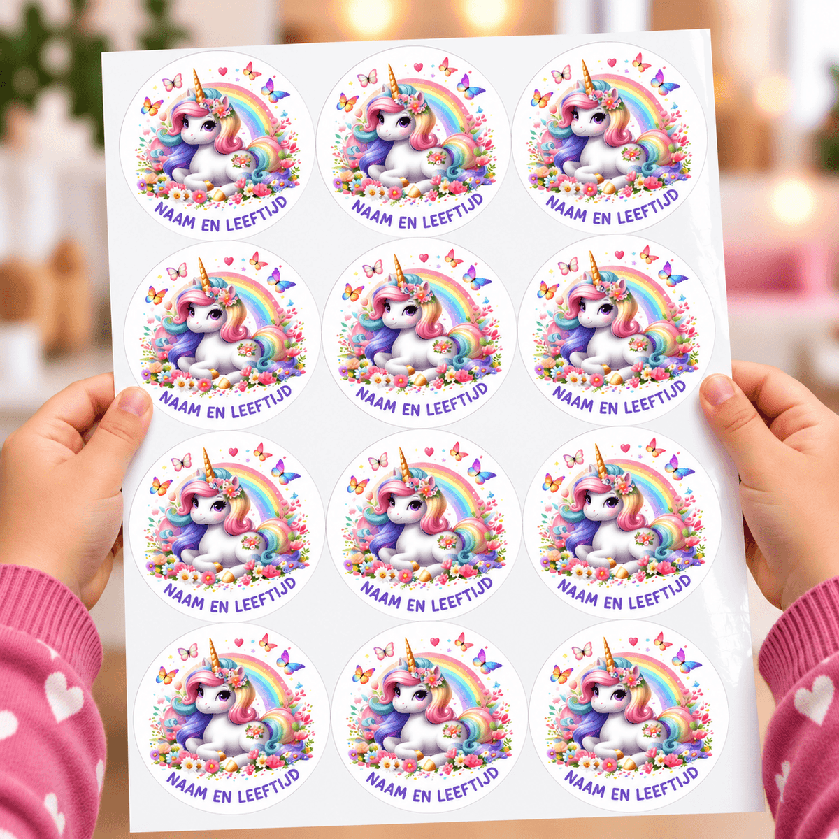 Stickervel populaire thema's