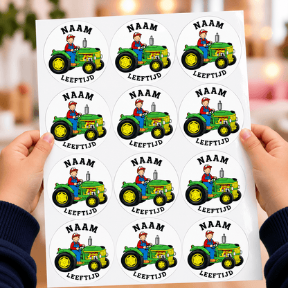 Stickervel populaire thema's