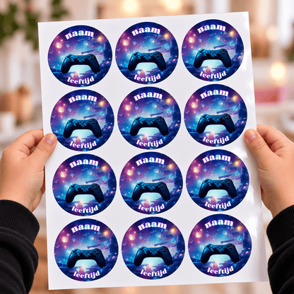 Stickervel populaire thema's