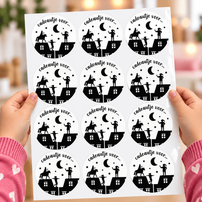 Stickervel populaire thema's