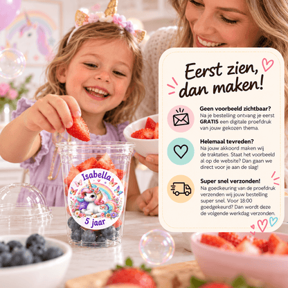 Lege snoepbeker populaire thema's